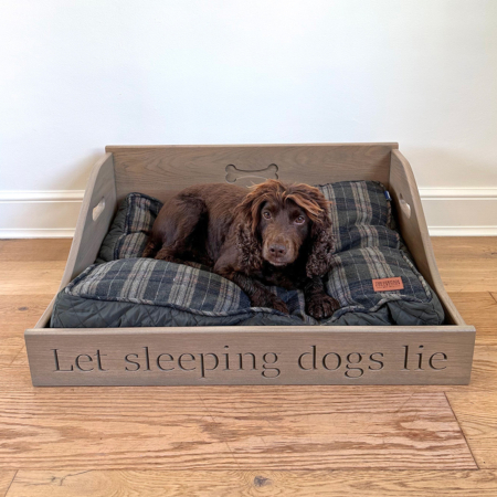Oak Dog Bed Med 1