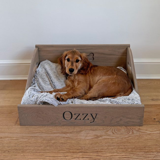 Oak Dog Bed Sml 1